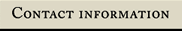Contact information